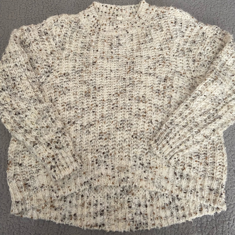 GARAGE CHUNKY KNIT PULLOVER SWEATER SIZE XXS